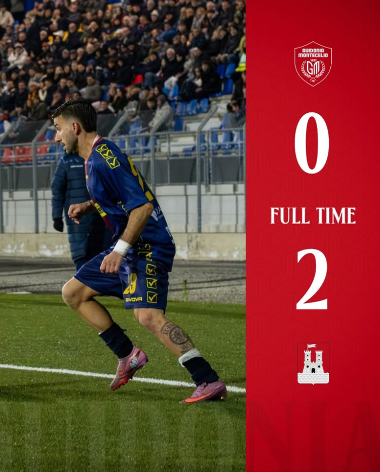 Guidonia Montecelio sconfitto dal Livorno: 0-2 al Comunale