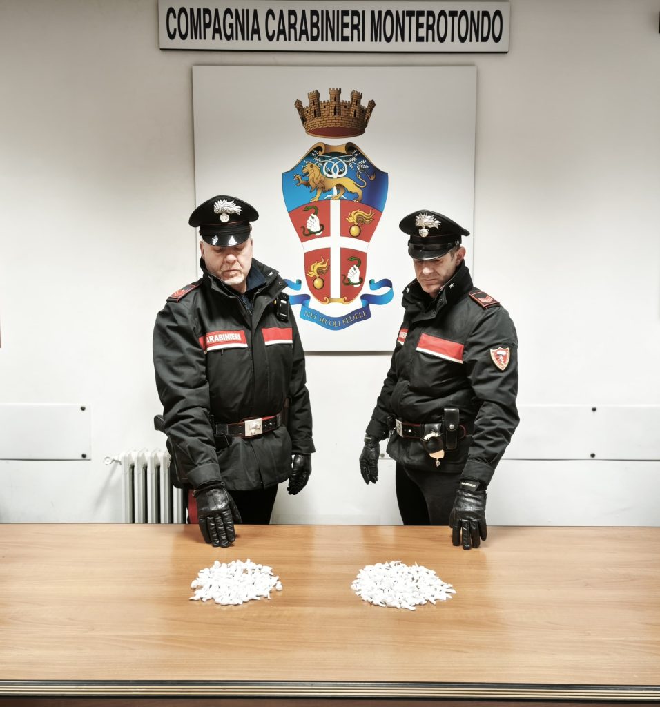 Fonte Nuova, sei arresti in poche ore: sequestrati oltre 250 grammi di cocaina