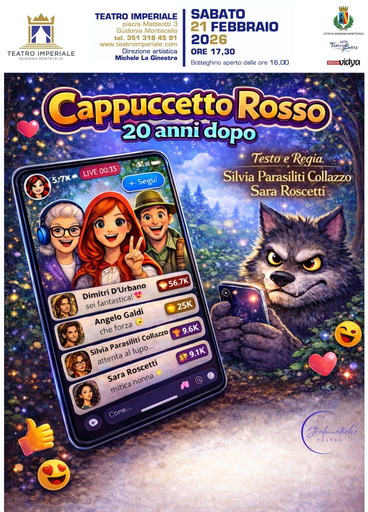 “Cappuccetto Rosso – 20 anni dopo” al Teatro Imperiale