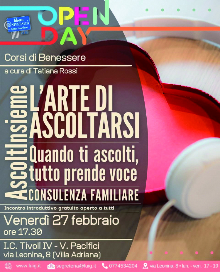 Gli Open Day invernali della LUIG