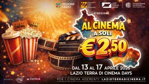 Al cinema a soli 2,50 euro dal 13 al 17 aprile