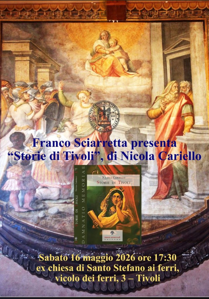 Presentazione del libro “Storie di Tivoli” di Nicola Cariello