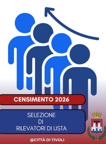 A Tivoli al via la selezione per i rilevatori del Censimento 2026