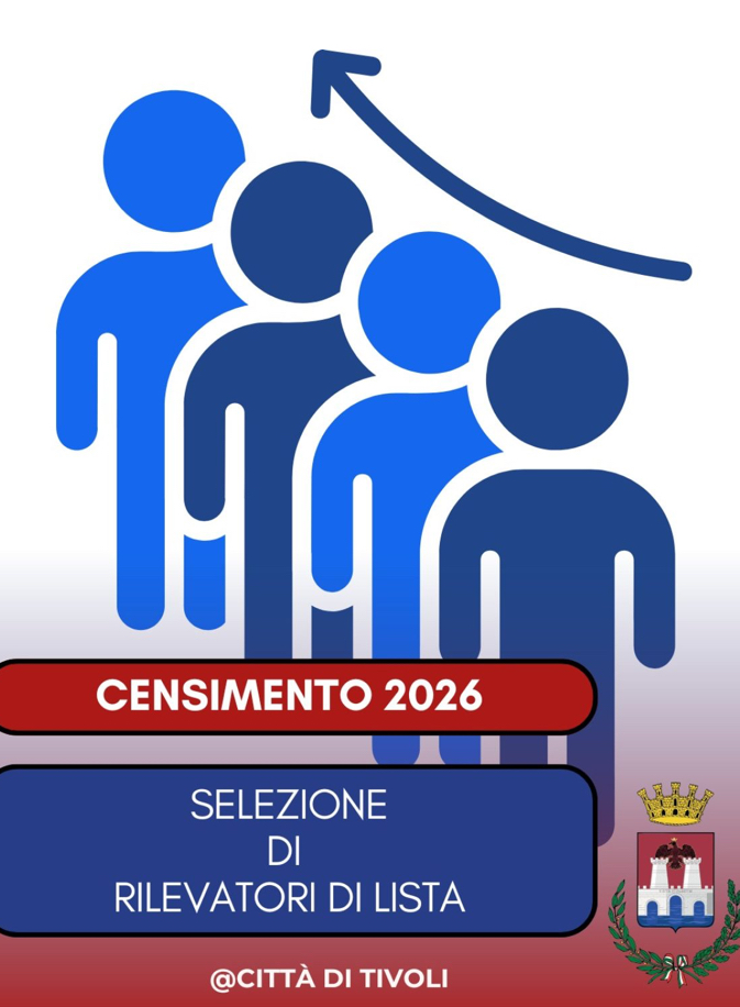 A Tivoli al via la selezione per i rilevatori del Censimento 2026