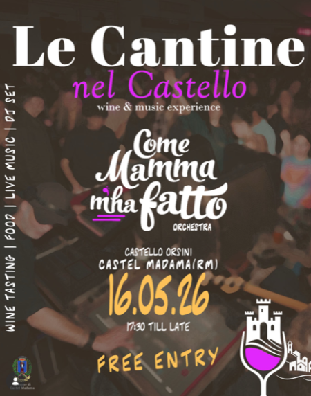 Castello Orsini, vino e musica a Castel Madama