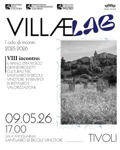 VILLÆ LAB: sabato appuntamento al Santuario Ercole Vincitore