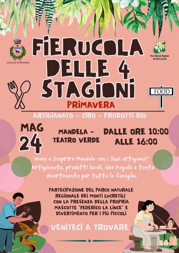 Mandela: Fierucola dell’Artigianato domenica 24 maggio