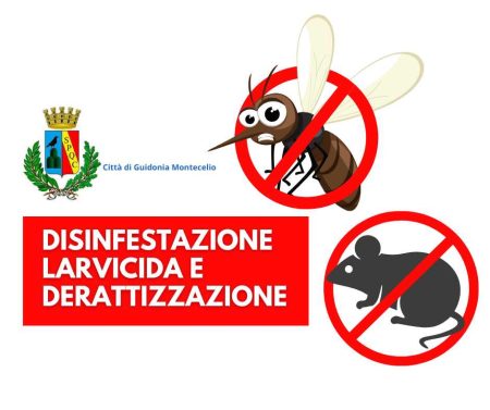 Guidonia: interventi di trattamento larvicida nelle aree pubbliche