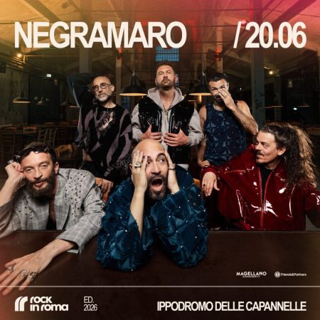 I Negramaro il 20 giugno all’Ippodromo delle Capannelle