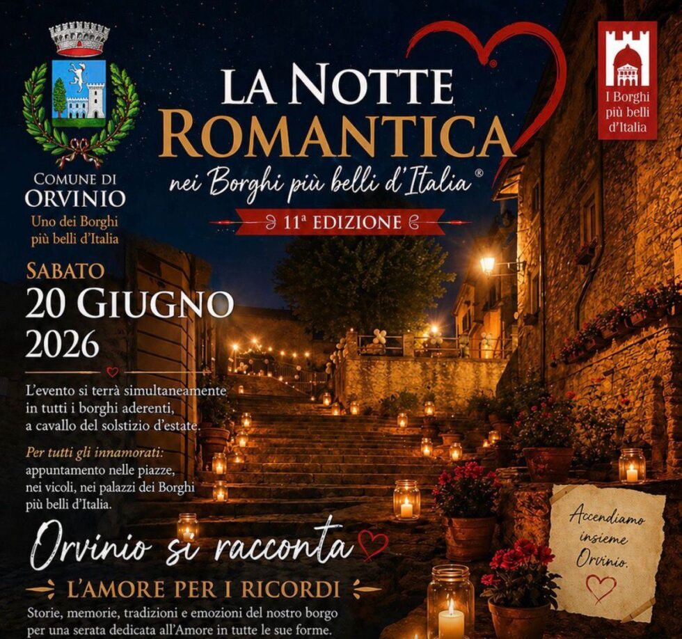 Ad Orvinio la notte romantica nel borgo