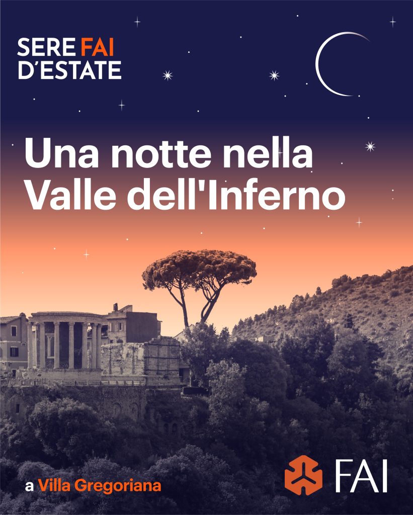 Villa Gregoriana: ogni venerdi e sabato un viaggio nel tempo