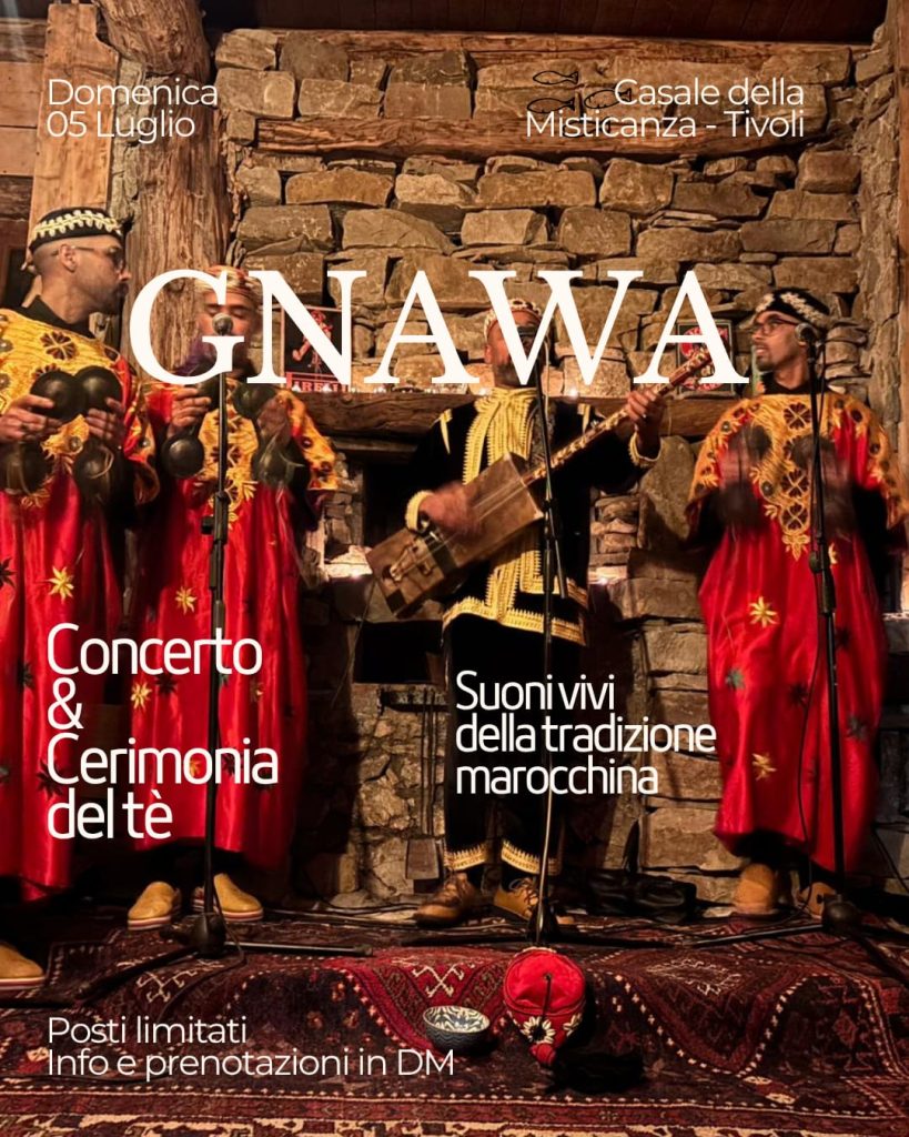 Gnawa Roma al Casale della Misticanza domenica 5 luglio